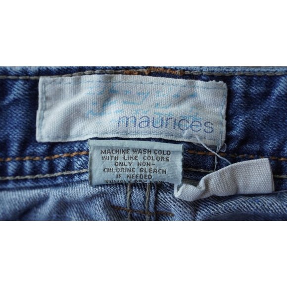 Maurices Jeans Womens Size 11 / 12 Short Molli Flare Frayed Distressed - Picture 3 of 16